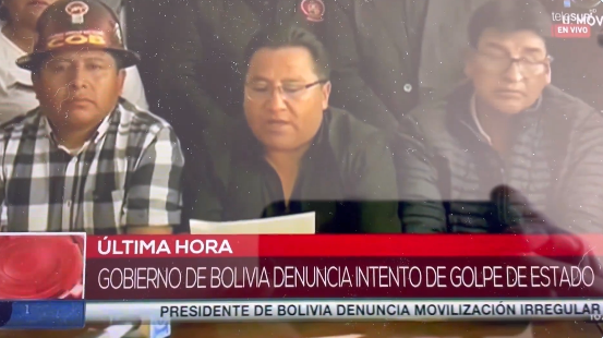 Central Obrera Boliviana rechazó el intento de Golpe de Estado y declara huelga indefinida