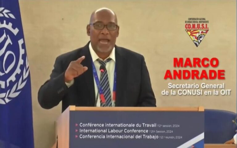 En riesgo la libertad sindical en Panamá: advierten sindicatos en la CIT 2024