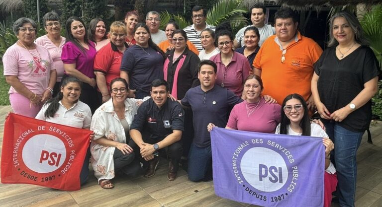 Sindicalistas paraguayos fortalecen unidad frente a las privatizaciones y recortes, con apoyo de la ISP