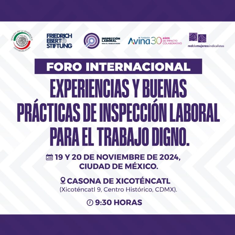 Foro Internacional destaca importancia de la inspección laboral en México