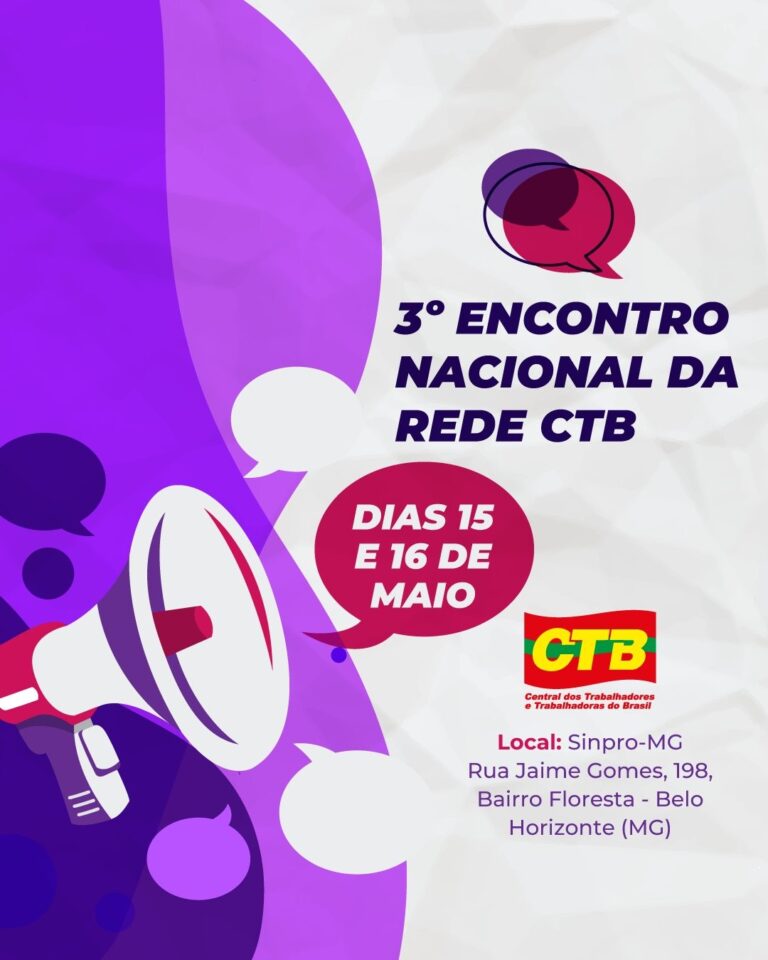 La CTB Brasil convoca a su 3er Encuentro Nacional de Comunicación Sindical